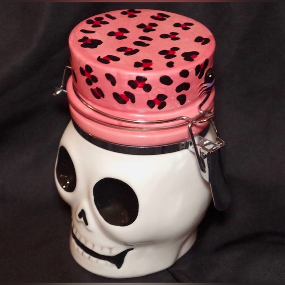 NWT🩷💀Skull Hinged Jar - Picture 2 of 8